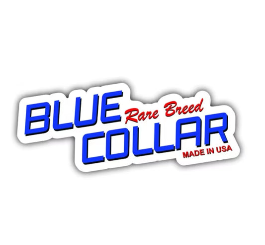 Blue Collar Rare Bread Made in USA Hard Hat Sticker Decal